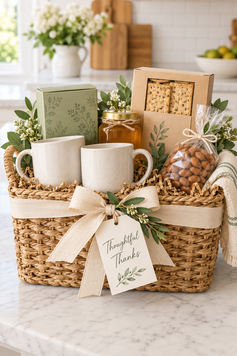 Thoughtful Thanks — gift basket by Heaven Farm Gifts